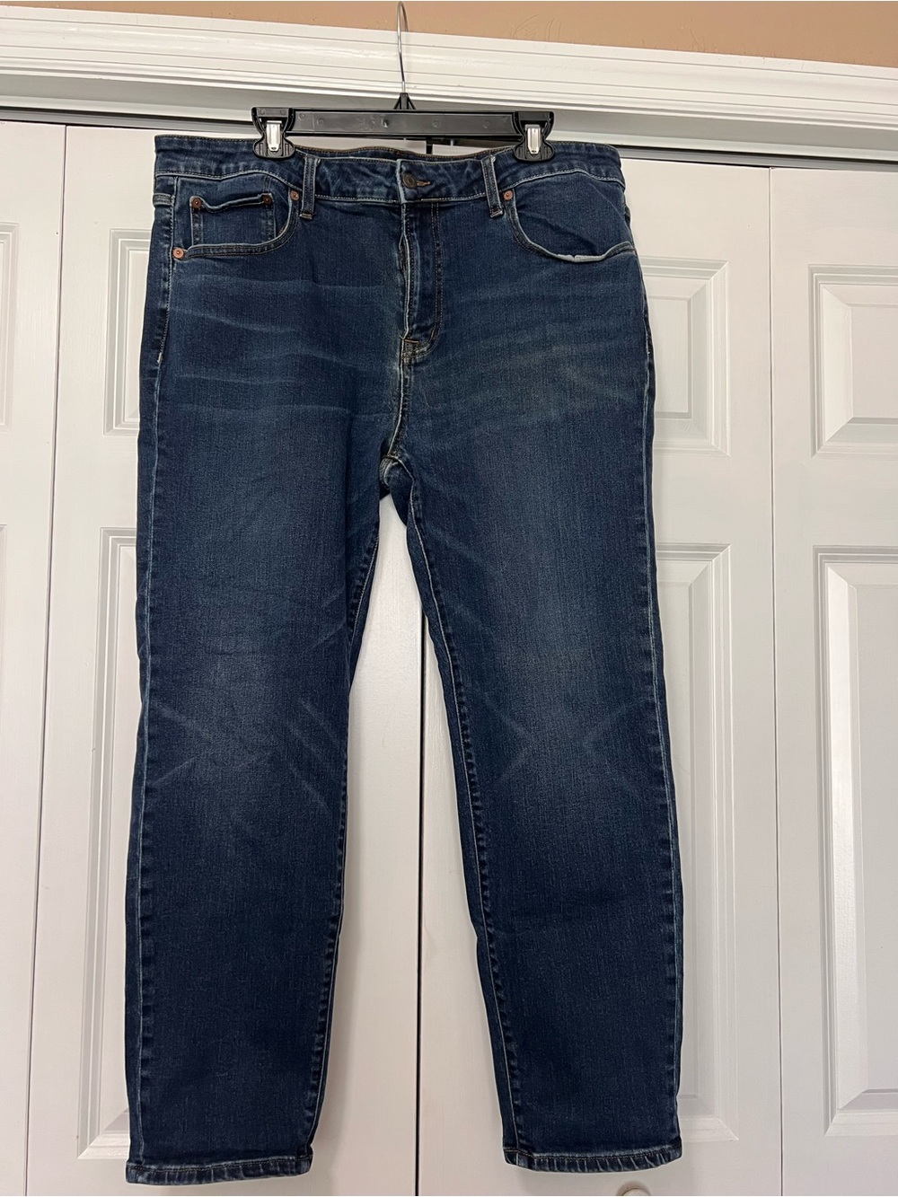 Aeropostale Men's Skinny Dark Blue Denim Jeans 40x30